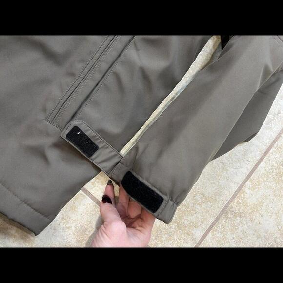 Weatherproof Men's Ultra Tech Removable Fleece Lined Hooded Jacket Large Green - Picture 8 of 15